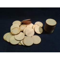 SKLEJKA #3mm   Koło 1,5cm, kółko 1,5cm , żeton , CENA ZA 1szt